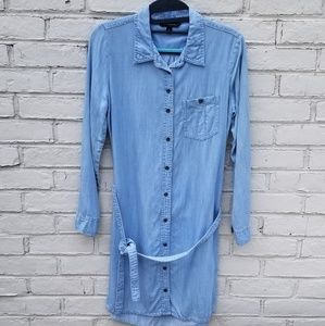 Chambray Shirt Dress